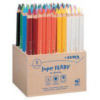 Présentoir 96 crayons super Ferby assortis 24 couleurs 18cm Ø mine 6,25 mm Lyra - Image principale
