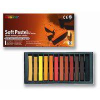 Boîte 12 pastels tendres Mungyo sanguine 66 mm - Image principale