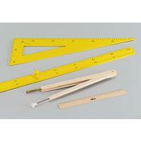 Règle à tableau bois 100 cm laquée - Image principale