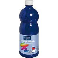 Flacon 1 litre gouache redimix lefranc bourgeois - bleu outremer - Image principale