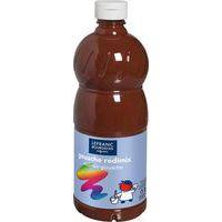 Flacon 1 litre gouache redimix lefranc bourgeois - sienne brûlée - Image principale