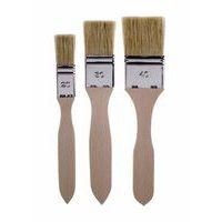 Lot de 3 brosses plates, manches plats - Image principale