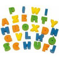 Sachet lettres et chiffres en mousse (35 pièces) 45x40 mm - Image principale