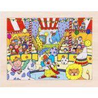 Lot de 4 puzzles 'Les loisirs' de 24 pièces en bois. - Image principale