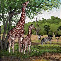 Puzzle girafes - 49 pièces - Image principale