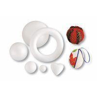 Boule styropor Ø 30 mm blanches (Sachet de 100) - Image principale