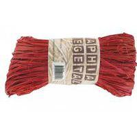 Pelote raphia végétal 50g  - rouge - Image principale