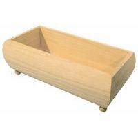 Boîte vide-poches en bois à décorer 20 x 10 x 5,7 cm - Image principale