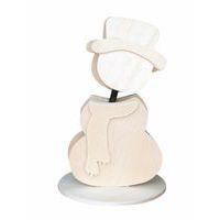 Clip mémo sur ressort bonhomme de neige - Image principale