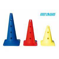 Lot de 6 cônes multifonctions hauteur 30 cm avec 2 trous sur 4 côtés - Image principale