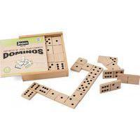 Coffret 28 grands dominos en bois - Image principale