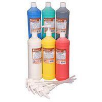 Set de 6 flacons 1L de gouache aux doigts - Image principale