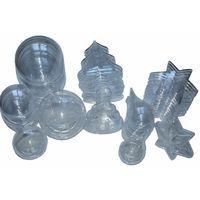 Ensemble de 30 objets plastique à décorer + 6 boules Ø 70mm offertes - Image principale