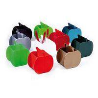 Pot à crayons fantaisie forme pomme couleurs assorties. - Image principale