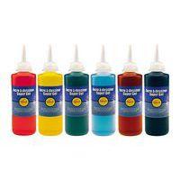 Lot de 6 flacons 200 ml encre à dessiner gel Pichon couleurs assorties - Image principale