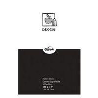 Feuille de dessin 160 g blanc 21 x 29,7 (Pochette de 10) - Image principale