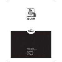Feuille dessin blanc 120 g 25 x 32 cm gamme supérieure (Pochette de 20) - Image principale