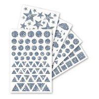 Pochette 20 planches gommettes holographiques formes et tailles assorties - Image principale