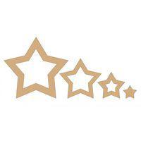 Mobile étoile Dim. 200 x 180 mm (Lot de 6) - Image principale