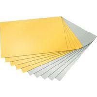 Bloc 10 feuilles carton 21x29.7 cm 300g 5 or 5 argent - Image principale