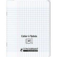 Cahier avec rabats 48 pages Seyes 24x32 cm - Polypropylène incolore - Image principale