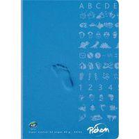 Cahier piqûre 96 pages 24x32 cm seyes super 90g - Bleu - Image principale