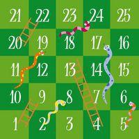 Tapis de jeux serpents et échelles - Image principale