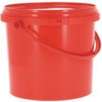 Seau de couleur avec couvercle – 5L - Image 3