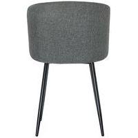 Lot de  2 Fauteuils Must pied Noir assise tissu polyester Gris - Image 4