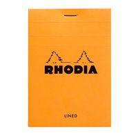 Bloc agrafé orange N 12 8,5x12 cm 80 feuillets 80g - Image principale