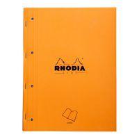 Bloc orange agrafé côté A4+ - Rhodia - Image principale