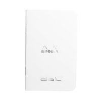 Carnet piqué blanc dot 7,5x12 cm 48p non détachables 80g - Image principale