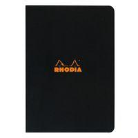 Cahier noir piqué ligné 21x29,7 cm 96 pages non détachables 80g - Image principale