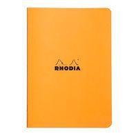 Cahier orange piqué petits carreaux - Rhodia - Image principale