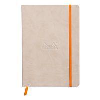 Rhodiarama carnet souple beige A5 160 pages ligné 90g - Image principale
