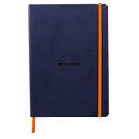 Rhodiarama carnet souple bleu nuit A5 160 pages ligné 90g - Image principale