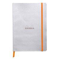 Rhodiarama carnet souple silver A5 160 pages ligné 90g - Image principale