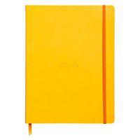 Rhodiarama carnet souple jonquille 19x25 cm papier ivoire - Image principale