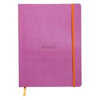 Rhodiarama carnet souple lilas 19x25 cm ligné papier ivoire - Image principale