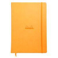 Webnotebook orange A4 192 pages ligné fermeture élastique - Image principale