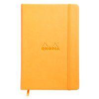 Webnotebook orange A5 192 pages ligné fermeture élastique - Image principale