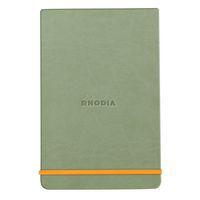 Rhodiarama Webnotepad rigide céladon A5 ligné + élastique - Image principale