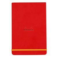 Rhodiarama Webnotepad rigide coquelicot A5 ligné + élastique - Image principale