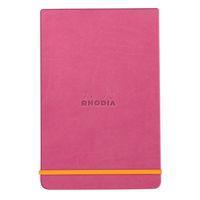 Rhodiarama Webnotepad rigide fuchsia A5 ligné + élastique - Image principale