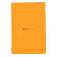 Rhodiarama Webnotepad orange anis A5 ligné + élastique - Image principale