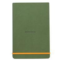Rhodiarama Webnotepad rigide sauge A5 ligné + élastique - Image principale