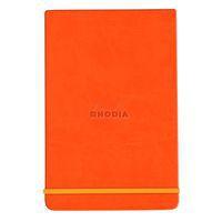 Rhodiarama Webnotepad rigide tangerine A5 ligné + élastique - Image principale