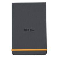Rhodiarama Webnotepad rigide titane A5 ligné + élastique - Image principale