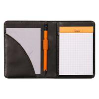 Livret porte-bloc n 11 noir pour bloc ou carnet format A7 - Image principale