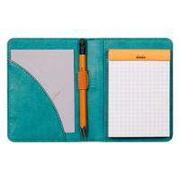Livret porte-bloc n 11 paon pour bloc ou carnet format A7 - Image principale